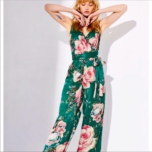 Free People Silk Floral Jumper